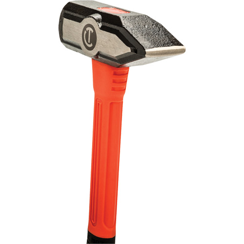 Fiberglass Blacksmith Hammer, 2.5 lbs Head Weight, 13-1/2" L Auto-Cam