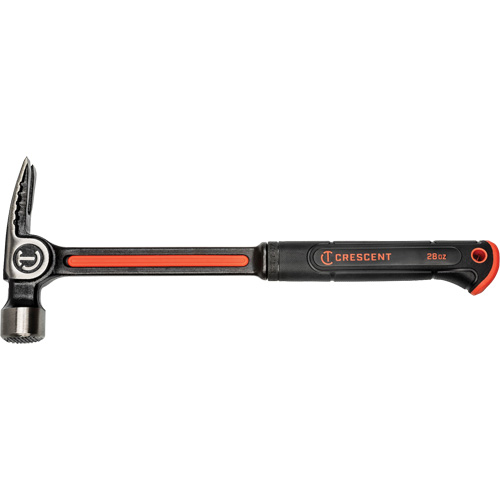 Marteau de charpente &agrave; face meul&eacute;e, 28 oz, Prise en Acier plein, 16" lo Auto-Cam