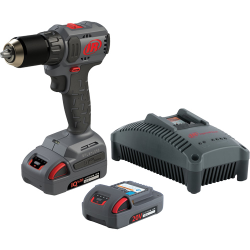 Ensemble de perceuse-tournevis compact sans fil, Lithium-ion, 20 V, Mandrin 1/2", Couple 37 lb-pi Auto-Cam