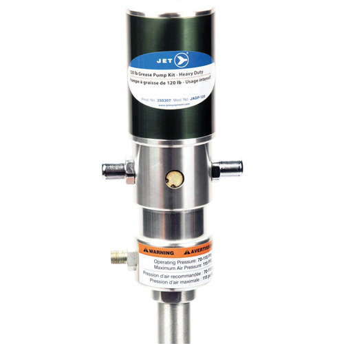 JAGP-120 Ensemble de pompe &agrave; graisse robuste avec commande pneumatique Auto-Cam