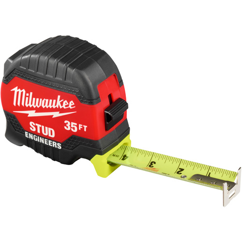 Stud Tape Measure, 1-5/16" x 35' Auto-Cam