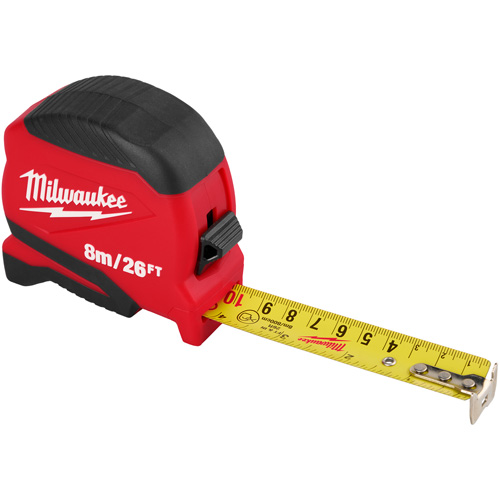 Compact Tape Measure, 1" x 26' Auto-Cam