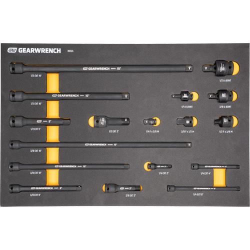 Mechanics Tool Set in Modular Foam Trays with Storage Unit, 247 Pieces Auto-Cam