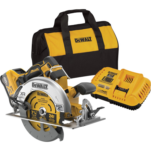 MAX* XR&reg; Brushless Cordless Circular Saw Kit with XR POWERPACK, 7-1/4", 20 V Auto-Cam