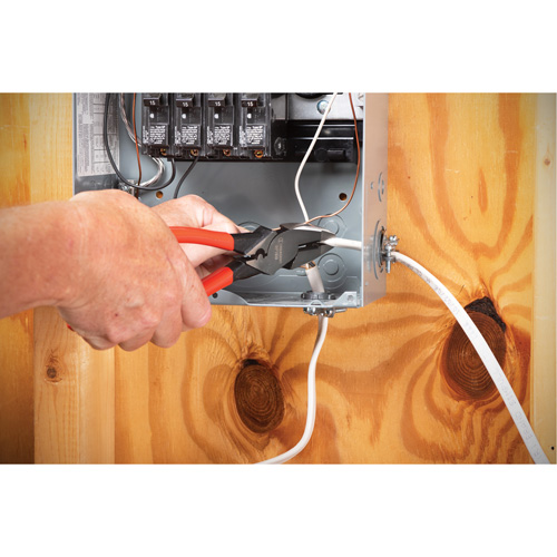 Dipped Handle Lineman Fish Tape Puller Pliers Auto-Cam