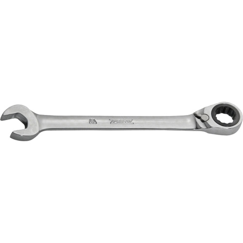 Combination Reversible Ratcheting Wrench, 12 Point, Polished Finish Auto-Cam