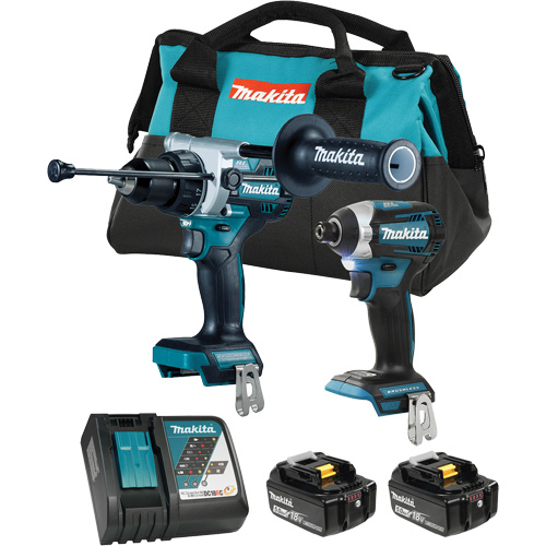 Ensemble 2 outils &agrave; moteur sans balai LXT, Lithium-ion, 18 V Auto-Cam