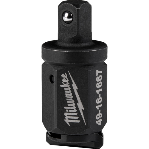 Adaptateur d'enclume pour cl&eacute; &agrave; rochet polygonale INSIDER, Prise 1/4", Douille 1/4", 0,55" lo, Sph&eacute;rique Auto-Cam