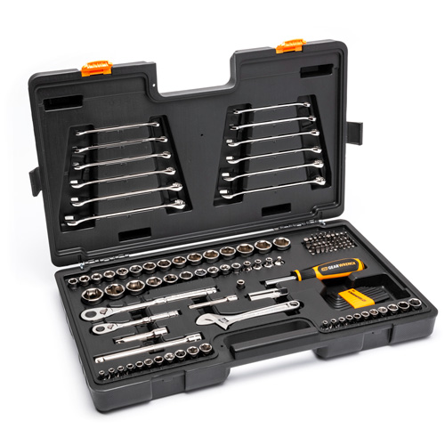 Jeu doutils de qualit&eacute; professionnelle &agrave; 72 dents, 6 pans et &agrave; prise 3/8" et 1/4" Auto-Cam