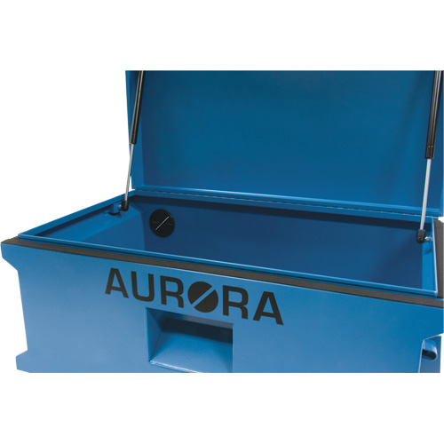 Jobsite Tool Box, 33" x 20-3/10" x 18-3/10", Steel, Blue Auto-Cam