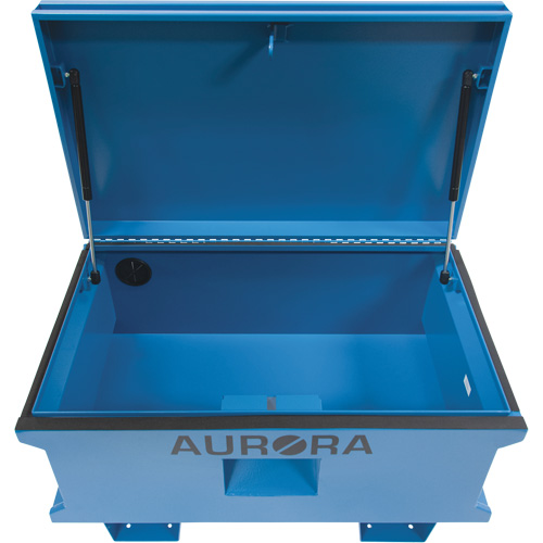 Jobsite Tool Box, 33" x 20-3/10" x 18-3/10", Steel, Blue Auto-Cam