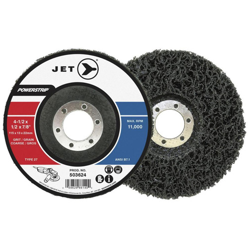POWERSTRIP XCL Surface Preparation Depressed Centre Wheel, 4-1/2" Dia. Auto-Cam