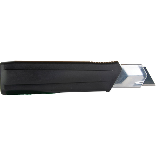 25mm Retractable Knife, Stainless Steel, Heavy-Duty, Rubber Handle Auto-Cam