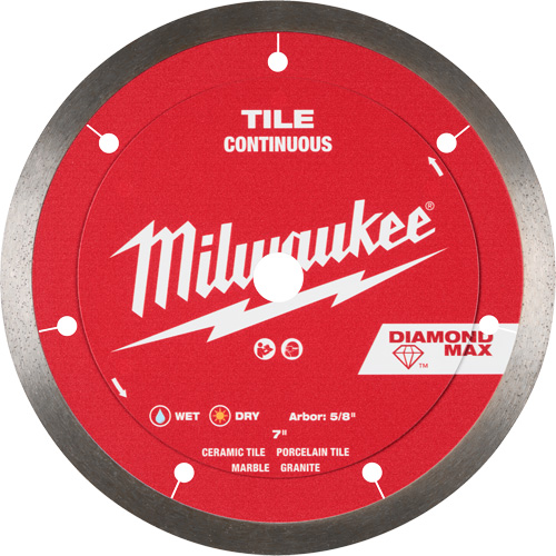 Lame diamant&eacute;e continue pour tuile DIAMOND MAX Auto-Cam