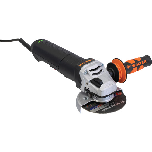 SUPER 5 PS Brushless Angle Grinder, 5", 120 V, 15 A, 11000 RPM Auto-Cam