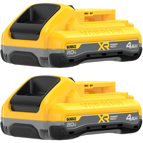 MAX* XR POWERPACK Batteries, Lithium-Ion, 20 V, 4 Ah Auto-Cam