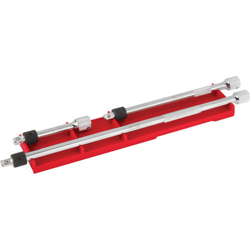 Jeu de rallonges verrouillables, Prise de 1/4", Fini Chrome, 3 M Auto-Cam