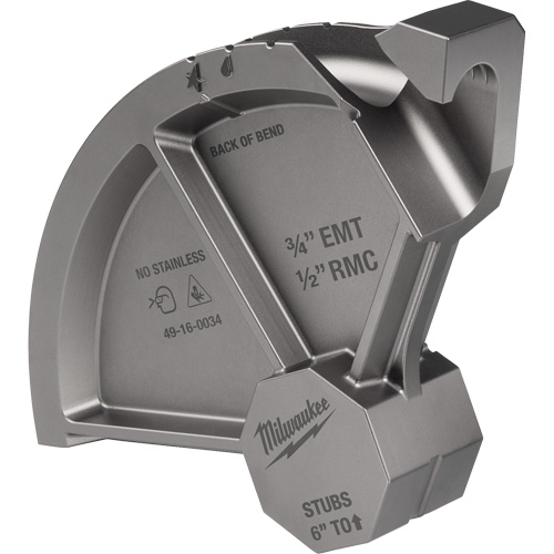 Patin de pliage de conduits 3/4” EMT/1/2” RMC Auto-Cam