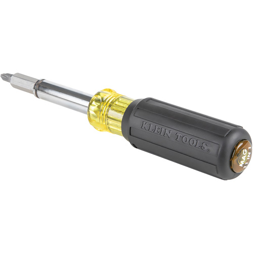 11-in-1 Magnetic Screwdriver / Nut Driver, Cushion Grip Handle Auto-Cam