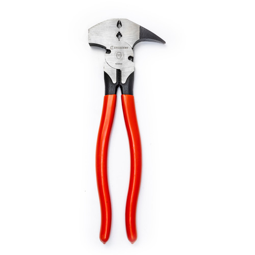 Dual Staple Grip Joint Fence Tool Pliers with Dipped Handle Auto-Cam