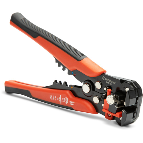 Self-Adjusting Wire Stripper & Cutter, 8" L, 10-24 AWG Auto-Cam