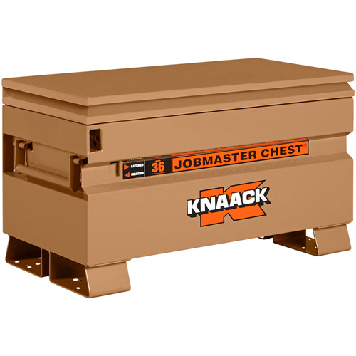 Coffre de chantier mod&egrave;le 36 avec cadenas, 36" x 19" x 21-1/2", Acier, Havane Auto-Cam