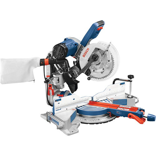 Dual-Bevel Glide Miter Saw, 10", 15 A, 120 V Auto-Cam