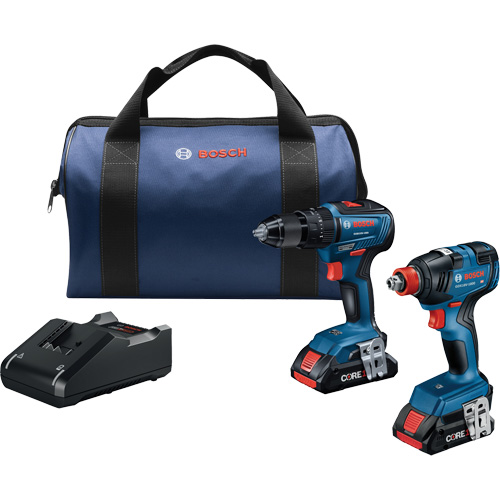 2-Tool Combo Kit, Lithium-Ion, 18 V Auto-Cam