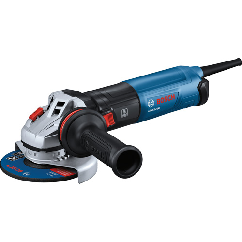 Angle Grinder, 5", 120 V, 13 A, 11500 RPM Auto-Cam