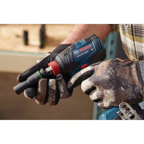 Two-In-One Bit/Socket Impact Driver/Wrench Kit, 1/2", 1800 in-lbs. Max. Torque, 18 V, Lithium-Ion Auto-Cam