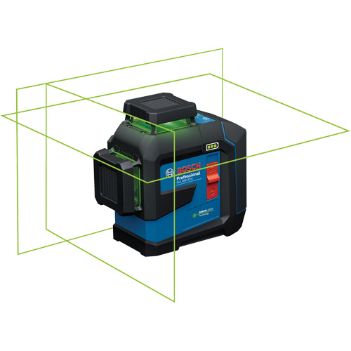 Laser dalignement/nivellement 360 &agrave; faisceau vert &agrave; trois points Auto-Cam