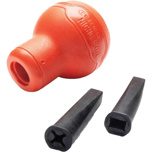 Manche de lime rond court avec inserts Auto-Cam