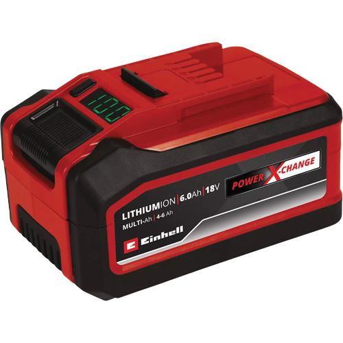 Power X-Change Battery, Lithium-Ion, 18 V, 4 - 6 Ah Auto-Cam