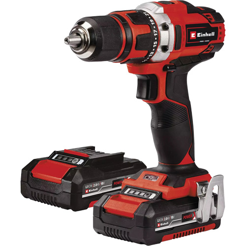 Ensemble perceuse sans fil, Lithium-ion, 18 V, Mandrin 1/2", Couple 354 lb-po Auto-Cam