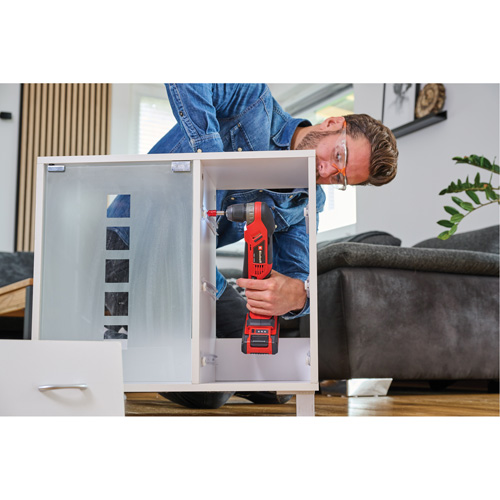 Perceuse-visseuse angulaire sans fil (outil seulement), 18 V, Mandrin 3/8", Lithium-ion Auto-Cam