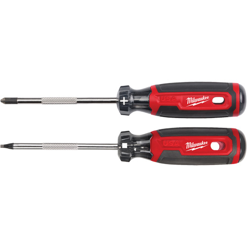 Cushion Grip Screwdriver Set, 2 Pcs. Auto-Cam