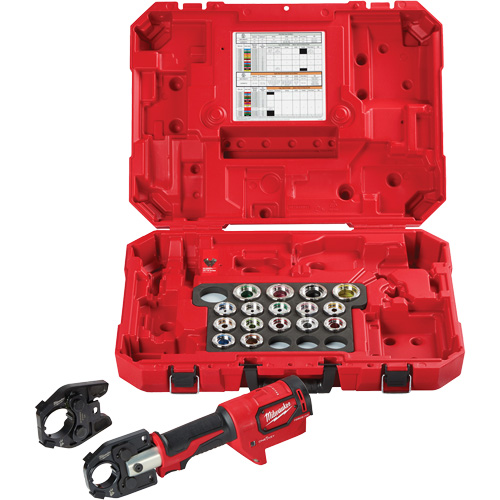 M18 FORCE LOGIC 600 MCM Al Crimper with 750 MCM Expanded Jaw Auto-Cam
