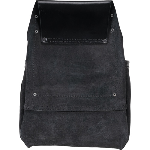 Sac robuste Phantom pour clous et outils, Cuir, 10 pochettes, Noir Auto-Cam