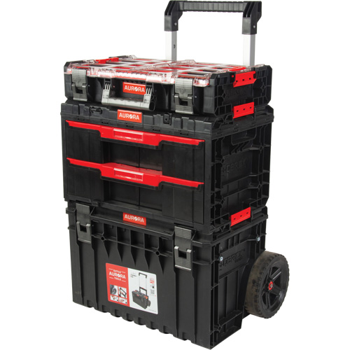 Jeu de base pour coffre &agrave; outils roulant Arx 3 mcx, 25-1/5" x 19" x 42-2/5", Noir Auto-Cam