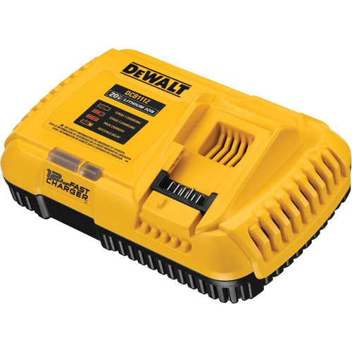 Chargeur rapide MAX*/FLEXVOLT 12 A refroidi par ventilateur, 20 V, Lithium-ion Auto-Cam