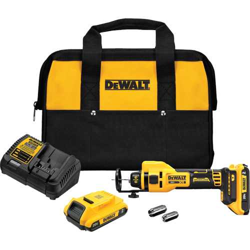 MAX* XR&reg; Brushless Drywall Cut-Out Tool Kit (2.0Ah) Auto-Cam