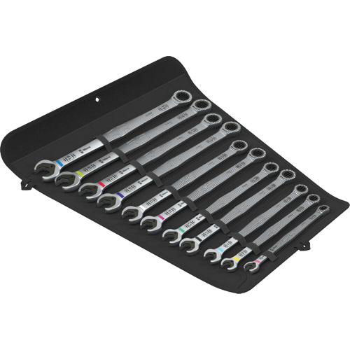 Joker 11 Spanner Set, Ratcheting Combination, 11 Pieces Auto-Cam