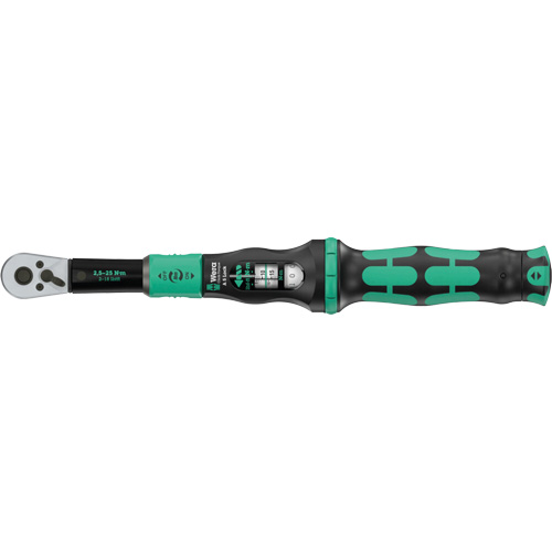Adjustable Click-Torque Lock A 5 Torque Wrench with Torque Lock Function, Click, 1/4" Square Drive, 1 - 18 lbf. Ft Auto-Cam