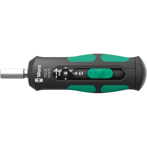 Kraftform Safe-Torque Speed Torque Screwdriver, 2 - 6 Nm Torque Range, 5-4/5" Length Auto-Cam