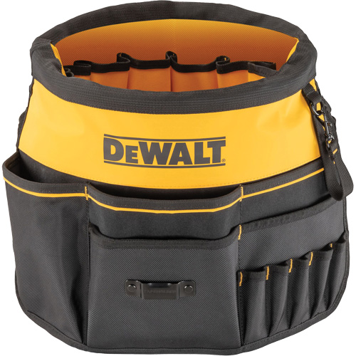 Bucket Tool Organizer, 19-3/4" L x 2" W x 19-5/8" H, Black/Yellow Auto-Cam