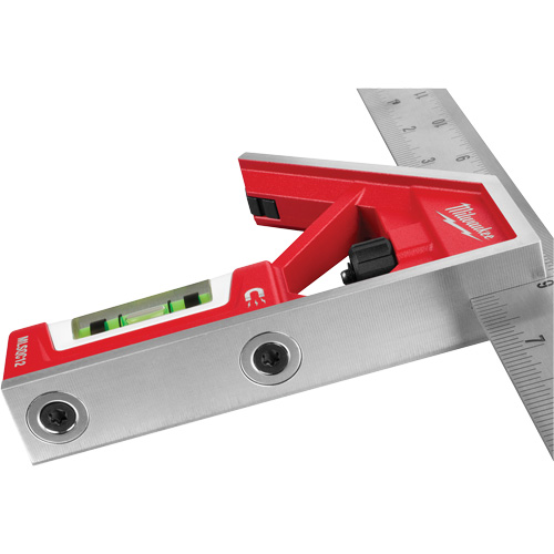 &eacute;querre magn&eacute;tique combin&eacute;, 12" lo, Acier inoxydable, Ordinaire Auto-Cam
