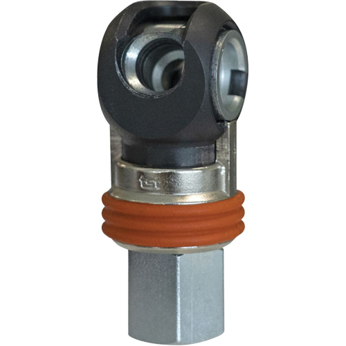Raccord industriel rapide basculant TOPQUIK SC, Acier nickel&eacute;, 3/8", NPT femelle, 360 PSI Auto-Cam