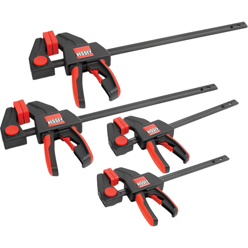 4-Piece Medium & Large Trigger Clamps Set, 12" (304.8 mm)/6" (152.4 mm) Auto-Cam