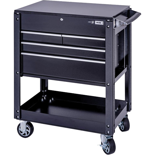 Heavy Duty Service Cart JTC-30194, 4 Drawers, 20-1/2" L x 35" W x 40-1/2" H Auto-Cam