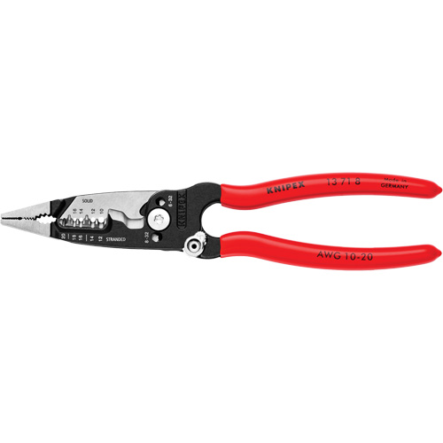 Forged Wire Stripper, 8" L, 10 - 20 AWG Auto-Cam